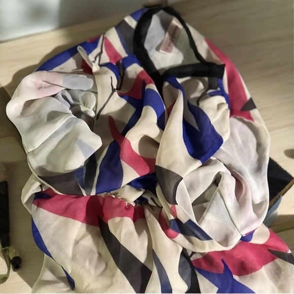 Sweet Pea Leaf Print High Low Dress Size M - Picture 11 of 15